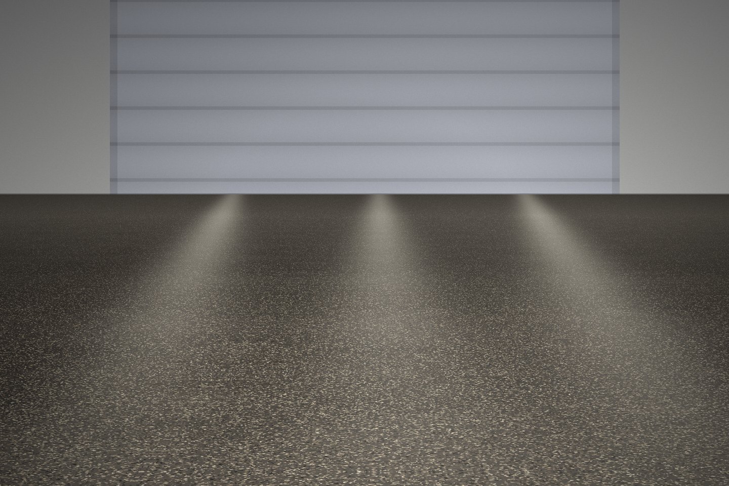 Gray flake broadcast epoxy garage floor coating — Go Go Gloss Scottsdale AZ